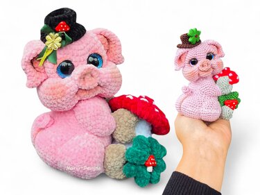 Marzie the lucky pig - Crochet