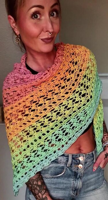 Tuch Eleni häkeln - Bild 3