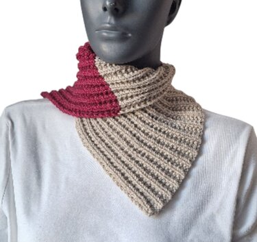 Strickanleitung Schalkragen, Neckwarmer, Kragenschal, Halssocke  #347