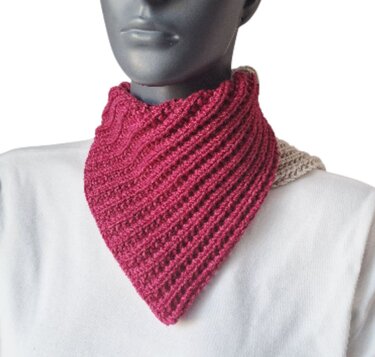 Strickanleitung Schalkragen, Neckwarmer, Kragenschal, Halssocke  #347