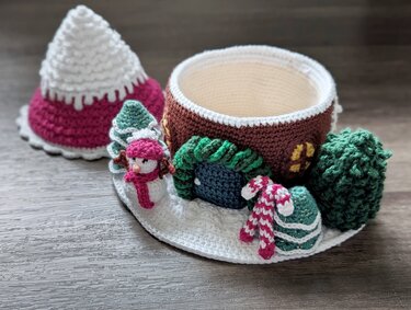 Christmas Cottage - Crochet Pattern Set (in ENG, DE)
