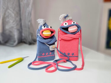 T41 crochet pattern. Small crossbody bag. Phone pouch. Kids’ bag. - Image 4