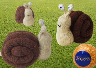 TeaCosyFolk's Snail Chocolate Orange Cosy Knitting Pattern