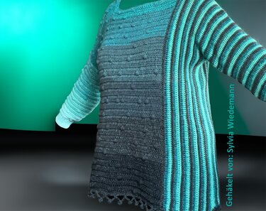 Frauhohmanns Häkelpullover „BrombeerStrauch“ - Häkeln