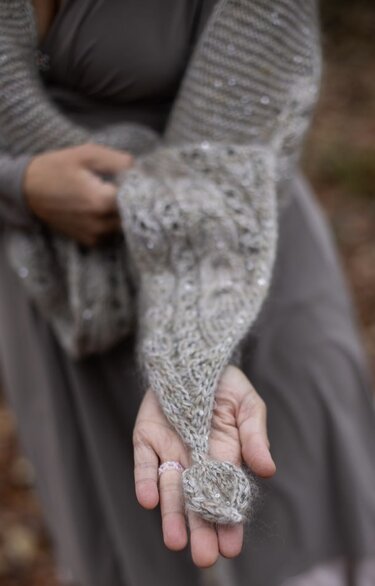 Anleitung Herzblatt Schal