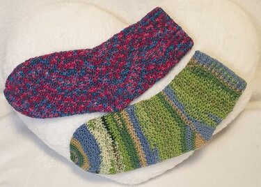 Häkelanleitung für Midtown-Häkelsocke cuff down mit Bumerang-Ferse - Bild 4