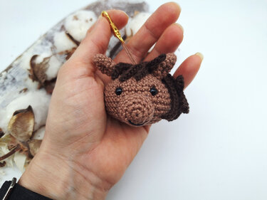 Pferde-Schlüsselanhänger - Häkelanleitung, deutsch