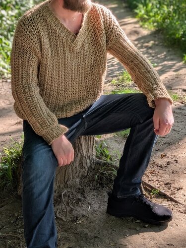 Men's Sweater "Northwood" - Crochet