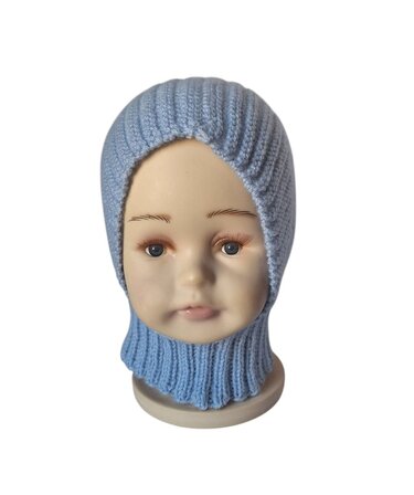 Strickanleitung Schlupfmütze,Schalmütze, Pixie-Mütze ca. 6 - 12 Monate #349