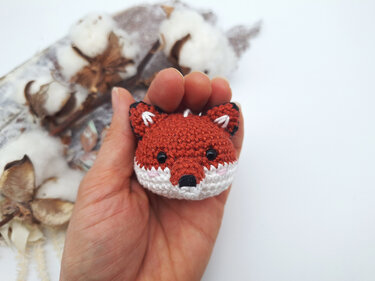 Fuchs-Schlüsselanhänger - Häkelanleitung, deutsch