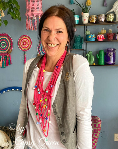 Häkelanleitung BeYourQueen – Boho Kette mit Perlen  Anfängerfreundlich - Bild 6