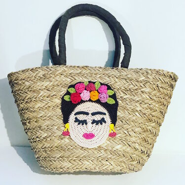 Crochet Pattern "Mexican Beauty" Woman with flower crown, big Applique, PDF - Image 9