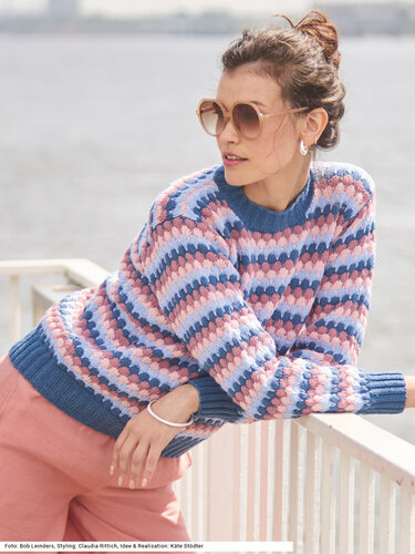 Pulli mit Blasenmuster