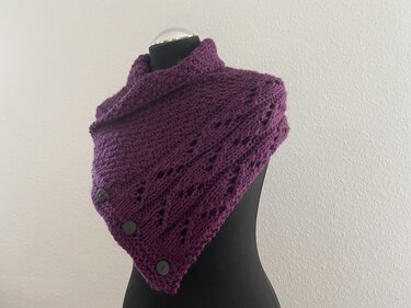 Strickanleitung - Kragenschal "Chaleureux"