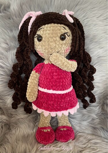 Häkelanleitung Puppe Coralie