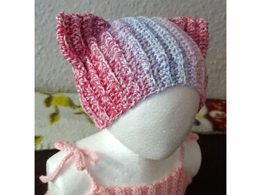 Crochet Pattern: Cat Ears Hat!