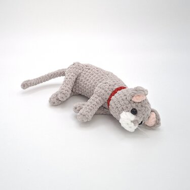 Cathy, the sleeping cat - Crochet