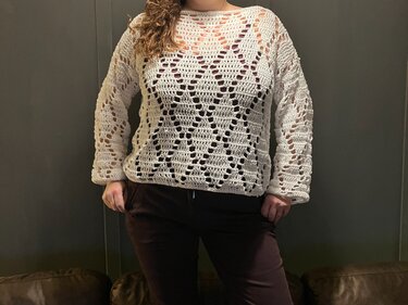 Häkelanleitung Shirt "Diggin Diamonds" - Bild 7