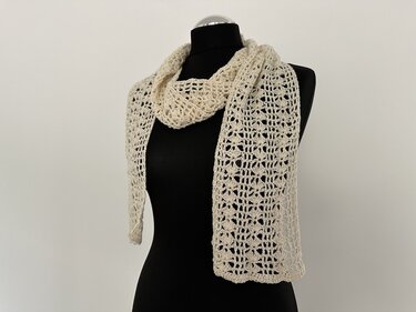 Häkelanleitung - Sommerschal "Ljeto"