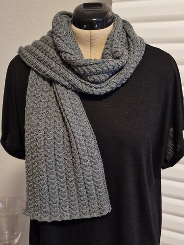 Strickanleitung für den Herrenschal "Stefan"