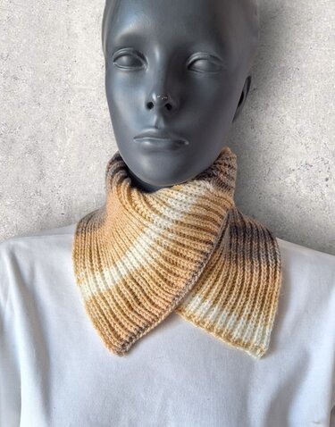 Strickanleitung Halssocke, Schalkragen, Neckwarmer, Kragenschal  #355