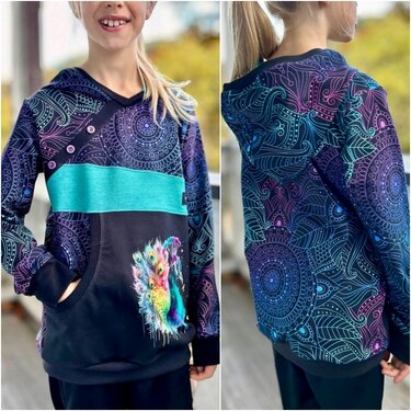 E-Book Schnittmuster Badalu Hoodie Gr. 80 bis 164 - Bild 5