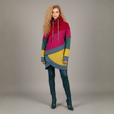 Schnittmuster Shirt Lani Gr. 34-54 Kurzgröße 1,51-1,56m - Nähen