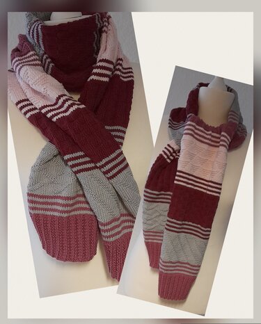 Schal - Winterabend - Stricken