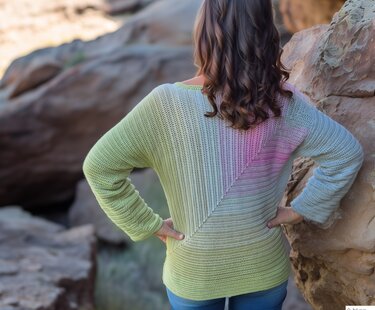 Frauhohmanns Häkelpullover "SchulterBlick" - Bild 4