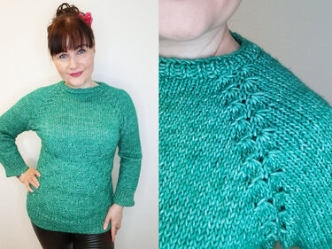 Pullover WAVE RIDER Knitting Pattern