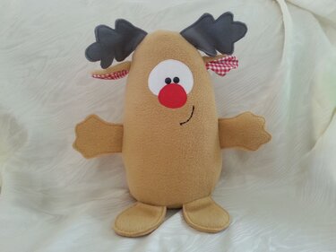 Nähanleitung - Kuschelmonster "Elchy"
