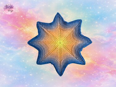 Traumstern-Häkelanleitung für eine Decke