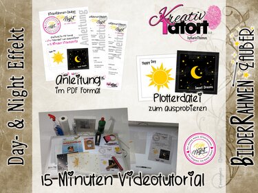 Anleitung - BilderRahmen-Zauber mit Day- & NightEffekt - PDF & Video - Plotting