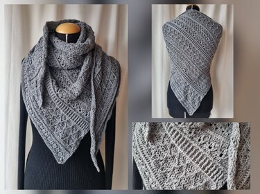 Häkelanleitung Asymmetrisches Tuch Sorella No 2