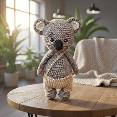 PDF Häkelanleitung Koala Paul – Amigurumi häkeln – Anleitung für Anfänger