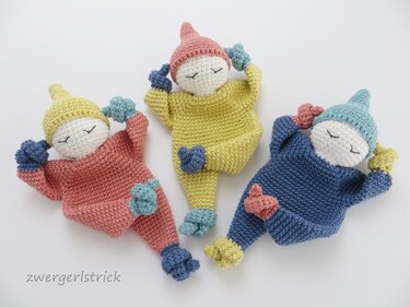 Häkelanleitung für Schmusepüppchen 'kleines Knuddelchen'