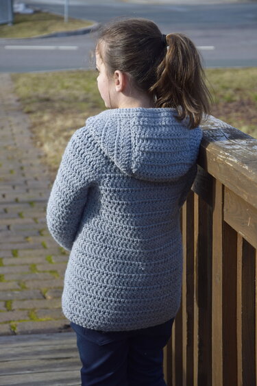 - LEXI - Kapuzenkuschelmantel, alle Größen mit Größentabellen, Long-Jacke, Übergangsjacke, Herbst, Kapuzenjacke, Raglan, RVO - Häkeln