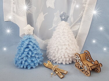 Tannenbäumchen Winterzauber - Häkeln