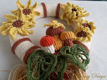 Türkranz Sommertraum Design No.7  - Häkeln