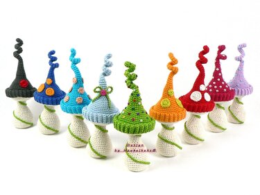Mushroom-Deco -- Crochet Pattern by Haekelkeks®