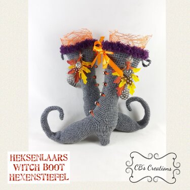 Witch Boots Crochet Pattern Halloween