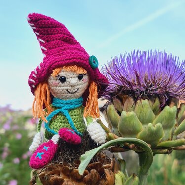 Kleine Hexe Walburga häkeln