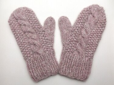 Strickanleitung Fäustlinge "Alpakatraum"