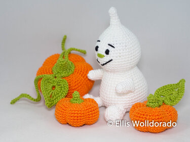 Spuk im Kürbisfeld, Häkelanleitung