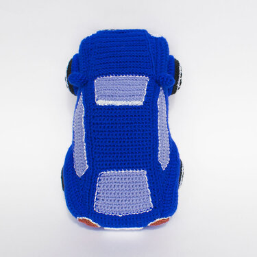 Amigurumi pattern for the blue Bentley crochet car