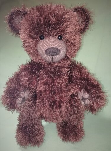 Bummi - beweglicher Kuschelteddy - Häkeln