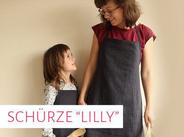 Schürze „Lilly“ für Groß & Klein - Nähen