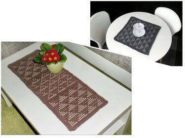 Häkelanleitung Tischläufer Mitteldecke alle Größen Häkeldecke