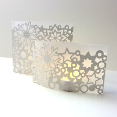 Zwei Sternenlichter Plotterdatei SVG DXF FCM - Plotting