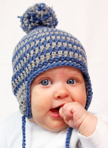 Häkelanleitung Babymütze Leonie & Lukas, 3 Größen, 0-2 Jahre, Anfänger